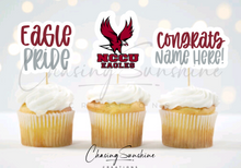 Load image into Gallery viewer, NCCU Cupcake Toppers