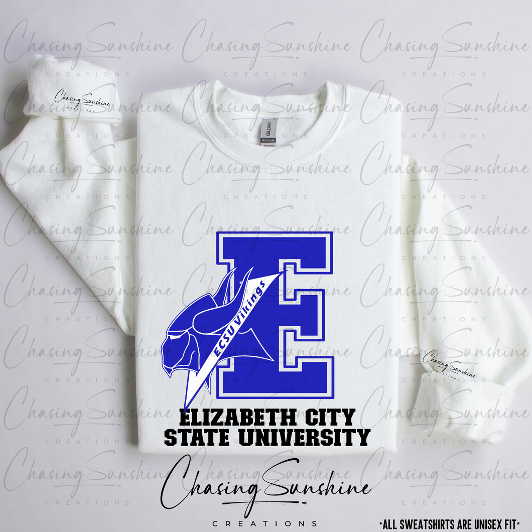 Elizabeth City State University HBCU Letterman Sweatshirt