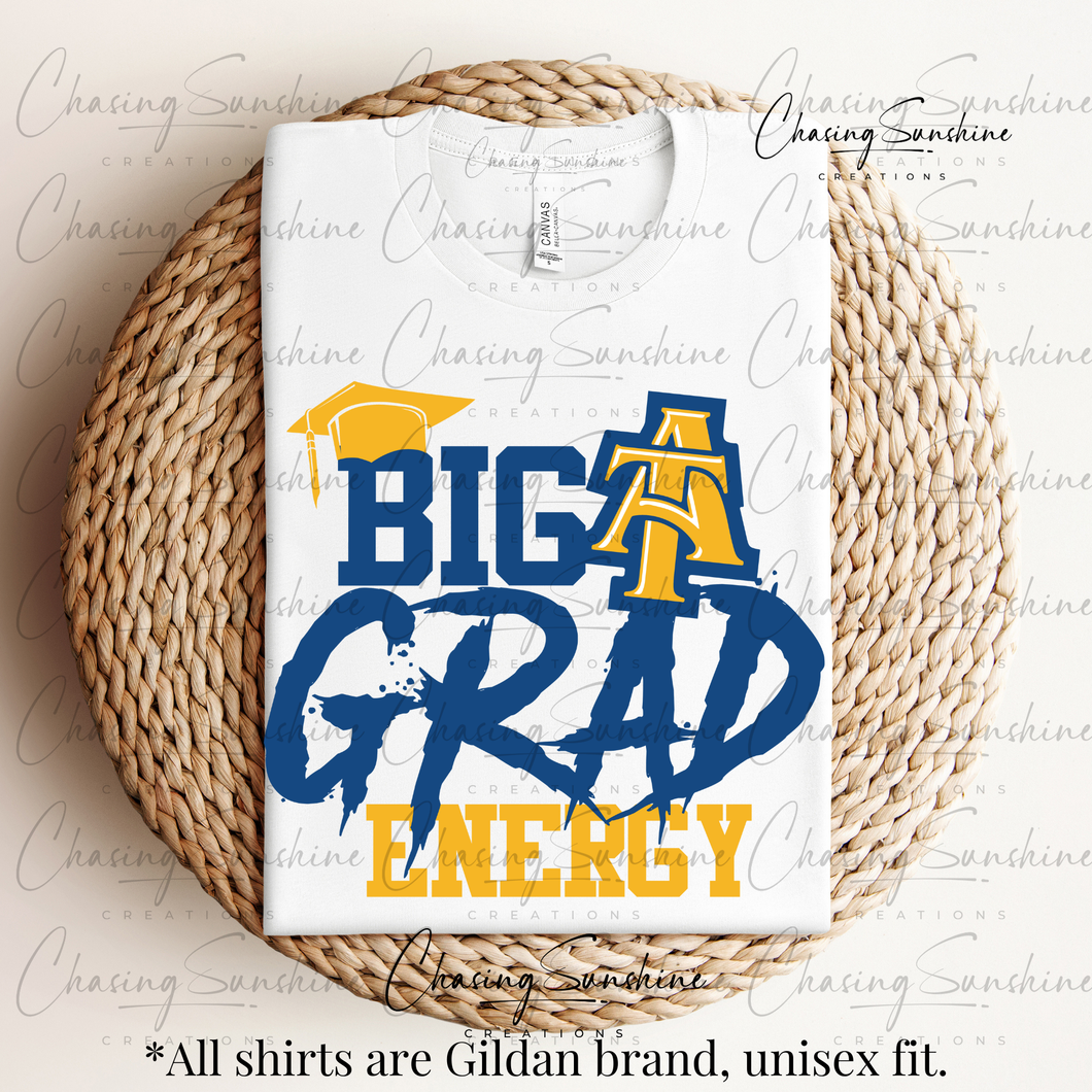 NCAT Grad Energy T-Shirt - North Carolina A&T State University