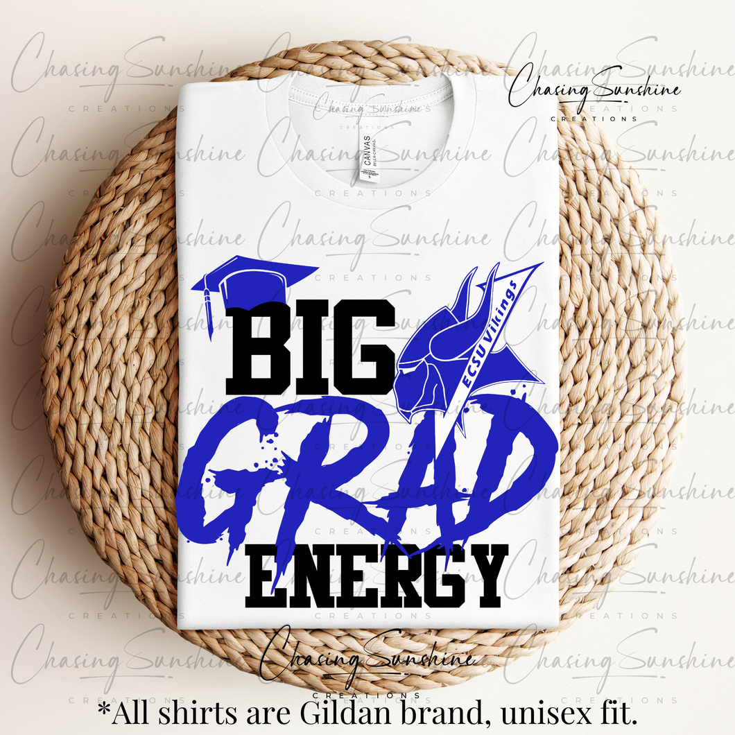 ECSU Grad Energy T-Shirt - Elizabeth City State University