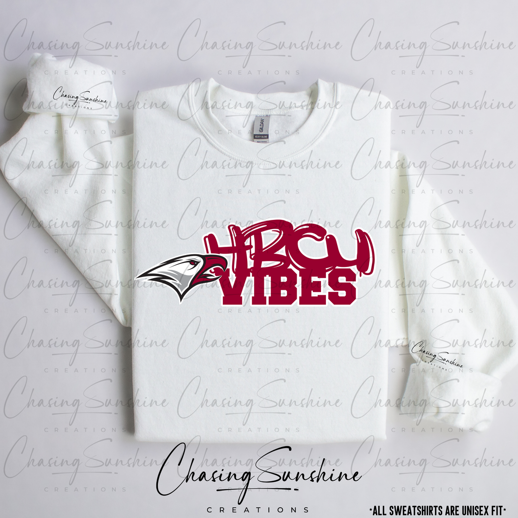 North Carolina Central University HBCU Vibes Sweatshirt - White