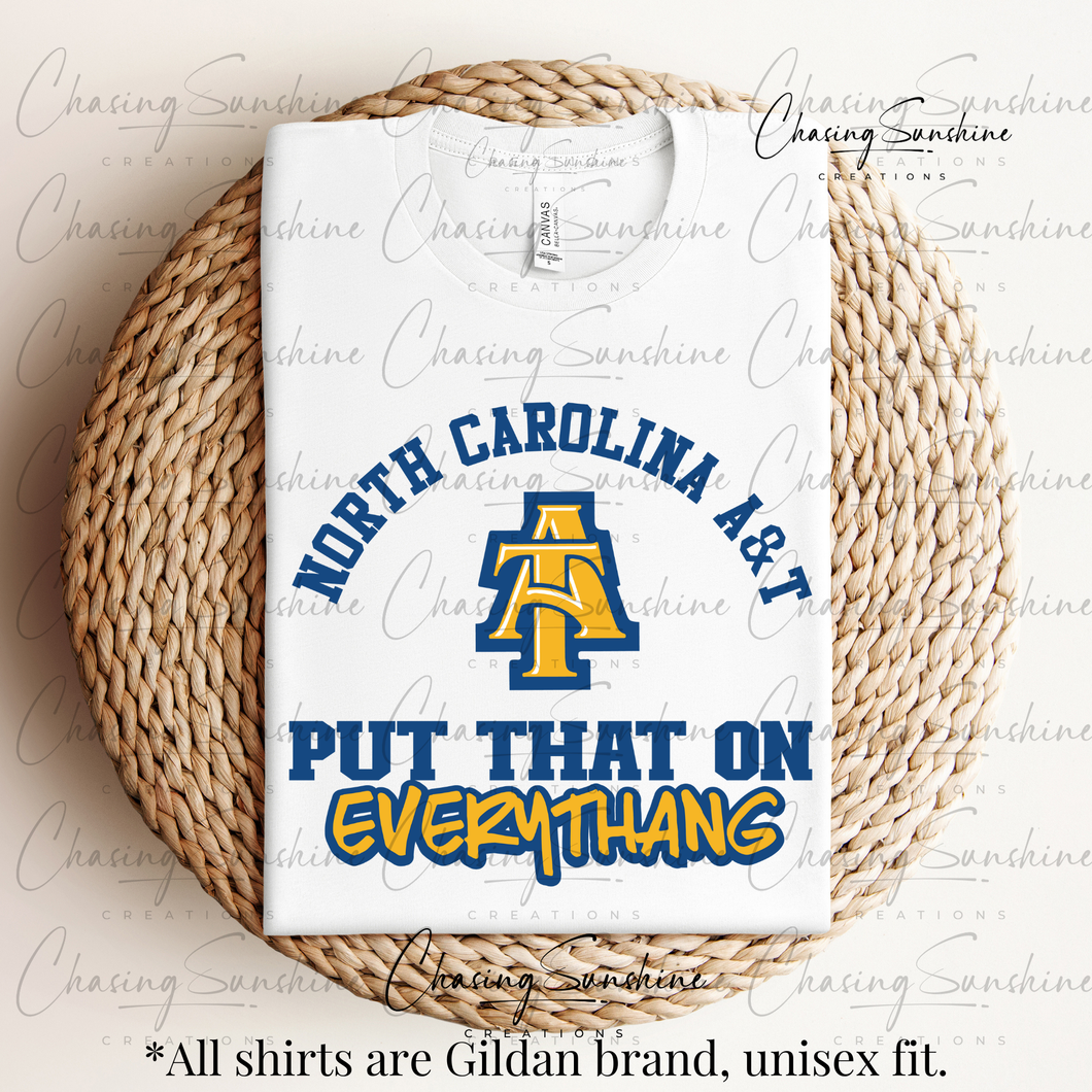 NCAT P.T.O.E. T-Shirt - North Carolina A& T State University