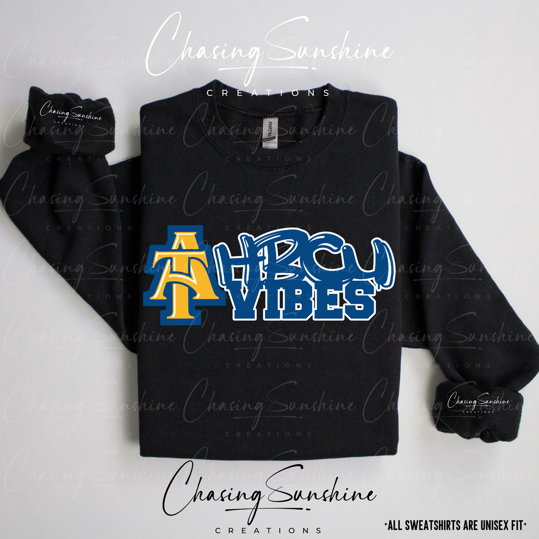 North Carolina A&T State University HBCU Sweatshirt - Black