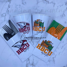 Load image into Gallery viewer, HBCU Grad Party Favors: 12 Cutlery Sets ONLY
