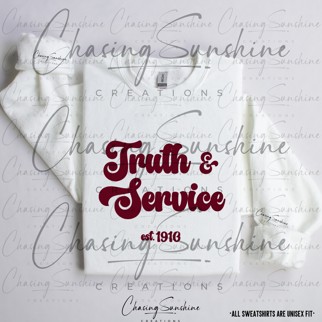 NCCU Truth & Service Groovy White | Sunshine x Eagle Pride