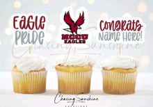 Load image into Gallery viewer, NCCU Cupcake Toppers
