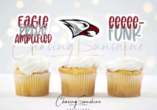 Load image into Gallery viewer, NCCU Cupcake Toppers
