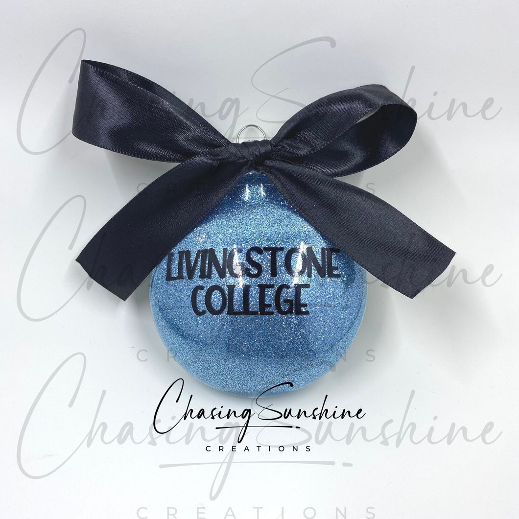 Livingstone College HBCU Ornament