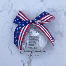 Load image into Gallery viewer, Your Wings Were Ready Memorial Ornament with Feathers, Christmas Ornament
